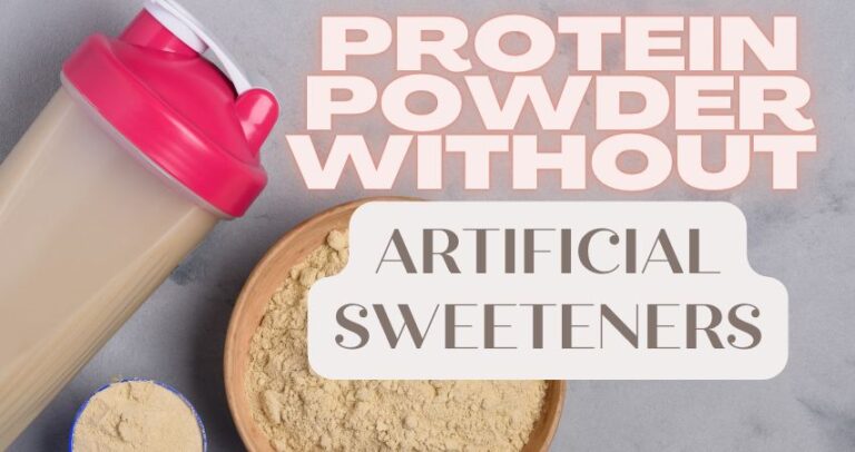 Protein powder without artificial sweeteners