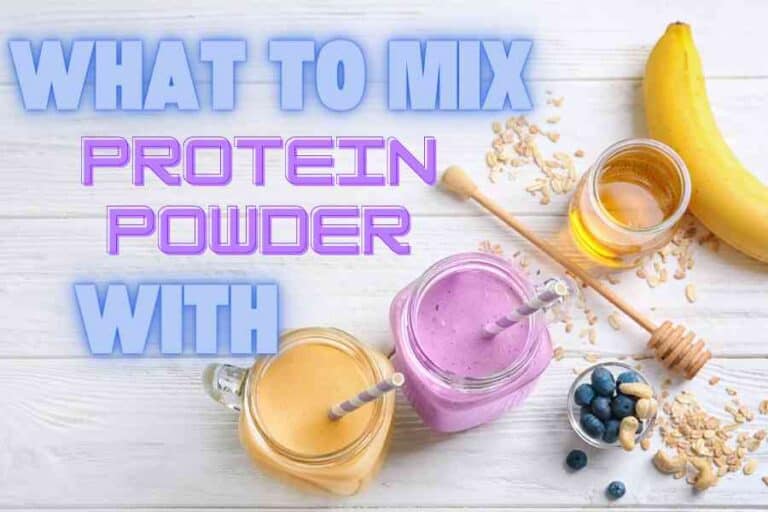 what to mix protein powder with